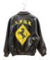 A FEW GOOD KIDS (アフューグッドキッズ) ホースパッチ フェイクレザージャケット ブラック サイズ:M：6000円