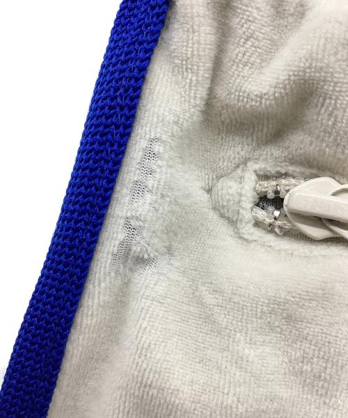 Needles（ニードルズ）Needles (ニードルズ) ベロアトラックパンツ ホワイト×ブルー サイズ:Mの古着・服飾アイテム