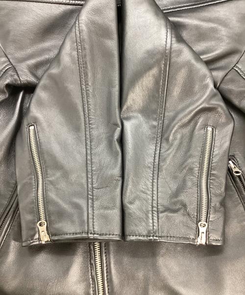 FREEDOM（フリーダム）FREEDOM (フリーダム) レザージャケット ブラック サイズ:6Lの古着・服飾アイテム