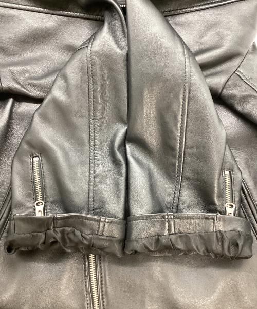 FREEDOM（フリーダム）FREEDOM (フリーダム) レザージャケット ブラック サイズ:6Lの古着・服飾アイテム
