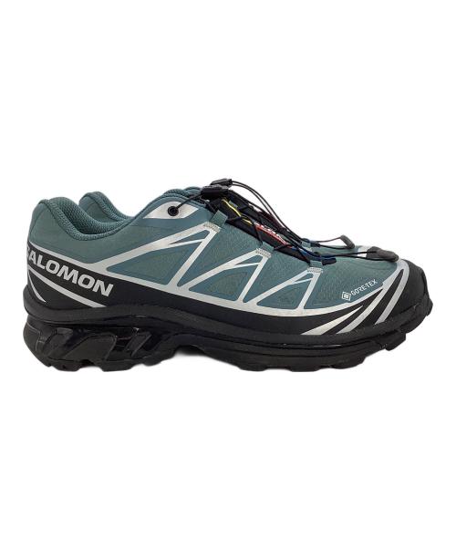 SALOMON（サロモン）SALOMON (サロモン) XT-6 Gore-Tex 'North Atlantic Black' XT-6 ゴアテックス ノースアトランティックブラック ブラック×グリーン サイズ:27の古着・服飾アイテム