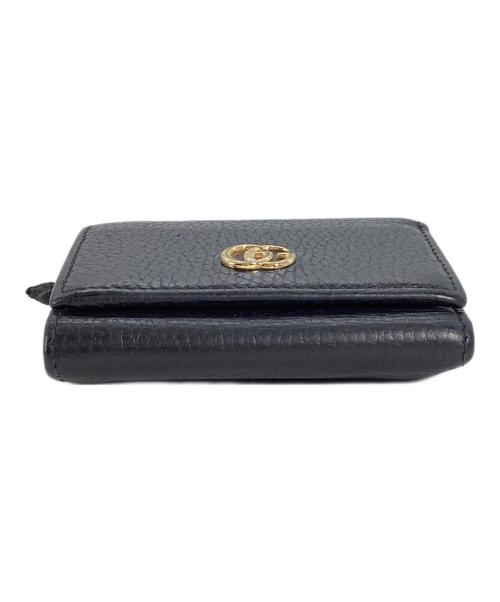 GUCCI（グッチ）GUCCI (グッチ) GUCCI　GGマーモント ミディアム ウォレット ブラックの古着・服飾アイテム