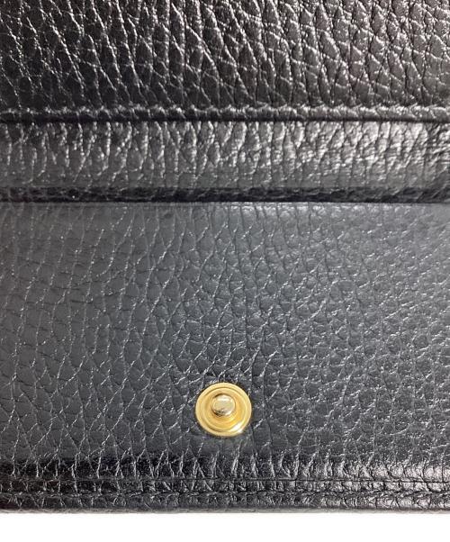 GUCCI（グッチ）GUCCI (グッチ) GUCCI　GGマーモント ミディアム ウォレット ブラックの古着・服飾アイテム
