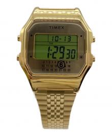 TIMEX×MM6 Maison Margiela（タイメックス×エムエムシックスメゾンマルジェラ）の古着「TIMEX×MM6 Maison Margiela　T80 Gift Set w/ Extra Bracelet　デジタルウォッチ　」