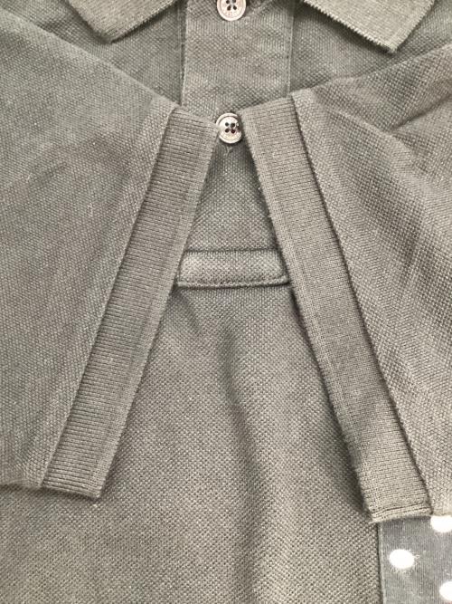 MONCLER（モンクレール）MONCLER (モンクレール) COMME des GARCONS (コムデギャルソン) ポロシャツ ブラック サイズ:Mの古着・服飾アイテム