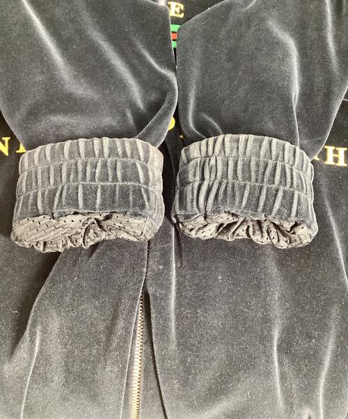 GUCCI（グッチ）GUCCI (グッチ) GUCCI シャニエールジャケット フロントロゴ ブラック サイズ:Mの古着・服飾アイテム