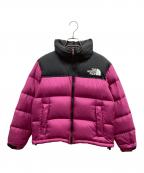 THE NORTH FACEザ ノース フェイス）の古着「ショートヌプシジャケット」｜ブラック×パープル