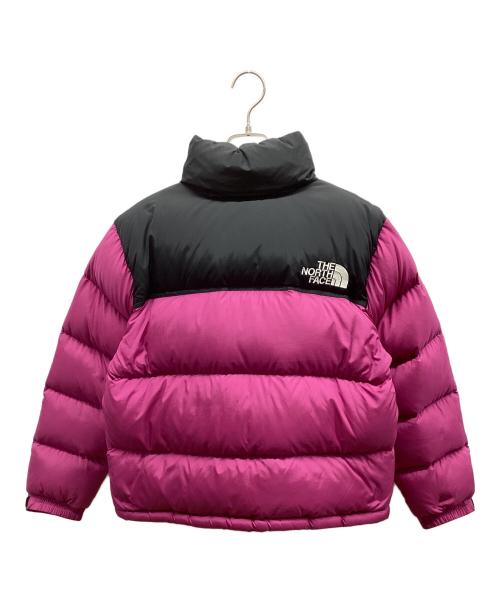 THE NORTH FACE（ザ ノース フェイス）THE NORTH FACE (ザ ノース フェイス) ショートヌプシジャケット ブラック×パープル サイズ:Mの古着・服飾アイテム