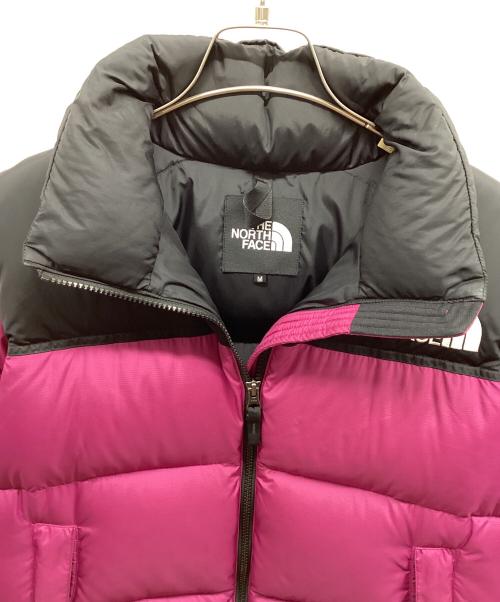 THE NORTH FACE（ザ ノース フェイス）THE NORTH FACE (ザ ノース フェイス) ショートヌプシジャケット ブラック×パープル サイズ:Mの古着・服飾アイテム