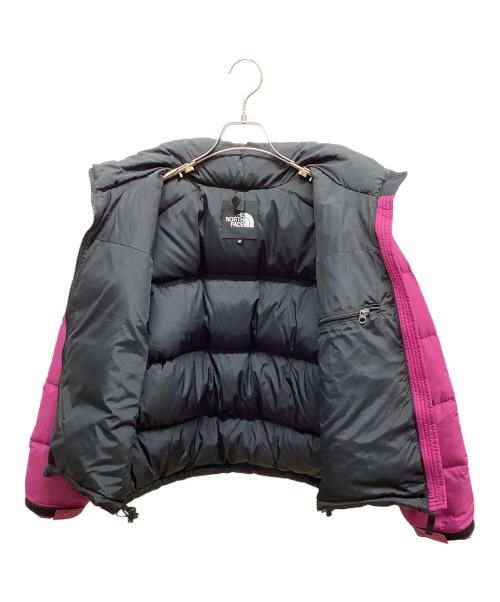 THE NORTH FACE（ザ ノース フェイス）THE NORTH FACE (ザ ノース フェイス) ショートヌプシジャケット ブラック×パープル サイズ:Mの古着・服飾アイテム