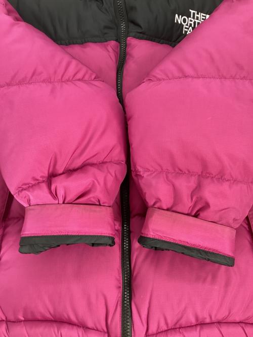 THE NORTH FACE（ザ ノース フェイス）THE NORTH FACE (ザ ノース フェイス) ショートヌプシジャケット ブラック×パープル サイズ:Mの古着・服飾アイテム