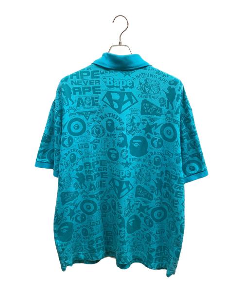 A BATHING APE（アベイシングエイプ）A BATHING APE (アベイシングエイプ) ポロシャツ スカイブルー サイズ:XLの古着・服飾アイテム