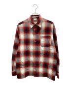 CalTopキャルトップ）の古着「長袖シャツ」｜レッド×ホワイト