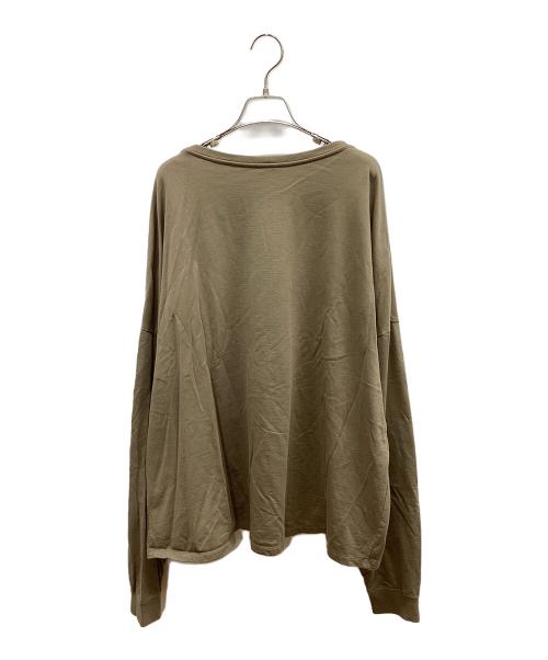 Curensology（カレンソロジー）Curensology (カレンソロジー) 長袖カットソー ベージュ サイズ:FREEの古着・服飾アイテム