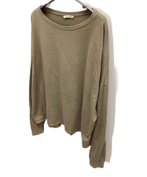 Curensology（カレンソロジー）Curensology (カレンソロジー) 長袖カットソー ベージュ サイズ:FREEの古着・服飾アイテム