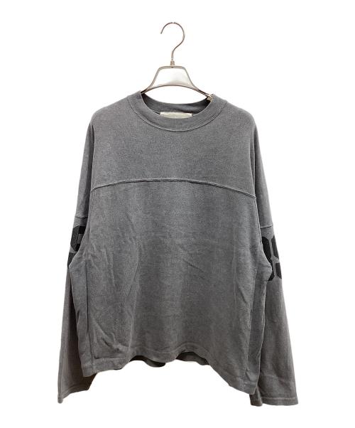 R JUBILEE（アールジュビリー）R JUBILEE (アールジュビリー) FOOTBALL Tシャツ グレー サイズ:FREEの古着・服飾アイテム