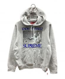 SUPREME（シュプリーム）の古着「Know Thyself Hooded Sweatshirt」｜グレー