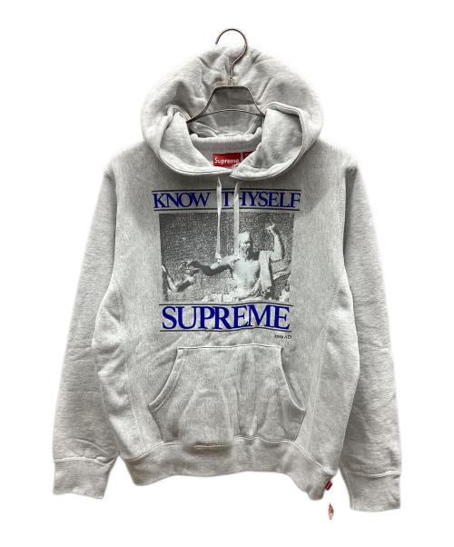 SUPREME（シュプリーム）SUPREME (シュプリーム) Know Thyself Hooded Sweatshirt グレー サイズ:Sの古着・服飾アイテム