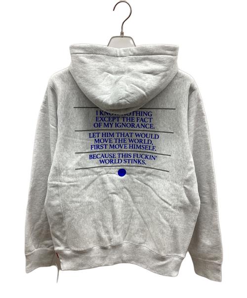 SUPREME（シュプリーム）SUPREME (シュプリーム) Know Thyself Hooded Sweatshirt グレー サイズ:Sの古着・服飾アイテム