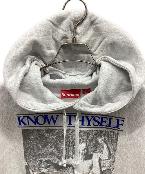 SUPREME（シュプリーム）SUPREME (シュプリーム) Know Thyself Hooded Sweatshirt グレー サイズ:Sの古着・服飾アイテム