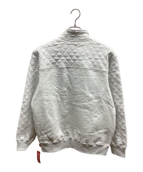 SUPREME（シュプリーム）SUPREME (シュプリーム) Forever Half Zip Sweatshirt ライトグレー サイズ:Sの古着・服飾アイテム