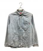 SUPREMEシュプリーム）の古着「checkered denim shirt」｜インディゴ