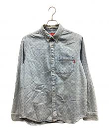 SUPREME（シュプリーム）の古着「checkered denim shirt」｜インディゴ