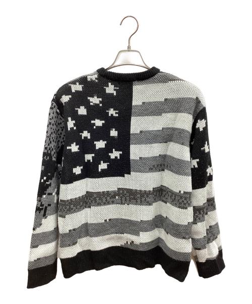 SUPREME（シュプリーム）SUPREME (シュプリーム) Digital Flag Sweater デジタル フラッグ セーター グレー サイズ:Mの古着・服飾アイテム