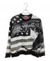 SUPREME（シュプリーム）の古着「Digital Flag Sweater デジタル フラッグ セーター」｜グレー