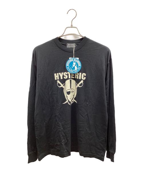 Hysteric Glamour（ヒステリックグラマー）Hysteric Glamour (ヒステリックグラマー) 長袖カットソー ブラック サイズ:Lの古着・服飾アイテム