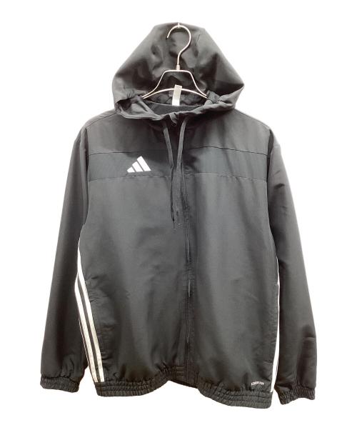 adidas（アディダス）adidas (アディダス) サッカー パーカー ティロ 25 エッセンシャルズ ウーブンフーディー ブラック サイズ:Lの古着・服飾アイテム