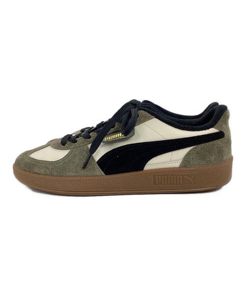 PUMA（プーマ）PUMA (プーマ) PALERMO SKATE パレルモ スケート ホワイト×カーキ サイズ:29の古着・服飾アイテム