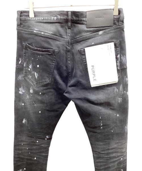 PURPLE BRAND（パープルブランド）PURPLE BRAND (パープルブランド) LOW RISE SKINNY JEAN ブラック サイズ:28の古着・服飾アイテム