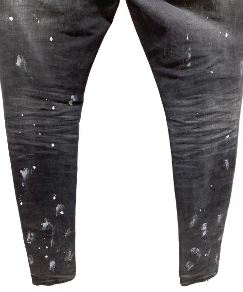 PURPLE BRAND（パープルブランド）PURPLE BRAND (パープルブランド) LOW RISE SKINNY JEAN ブラック サイズ:28の古着・服飾アイテム