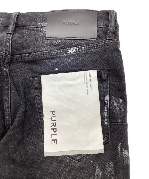PURPLE BRAND（パープルブランド）PURPLE BRAND (パープルブランド) LOW RISE SKINNY JEAN ブラック サイズ:28の古着・服飾アイテム