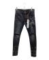 PURPLE BRAND（パープルブランド）の古着「LOW RISE SKINNY JEAN」｜ブラック