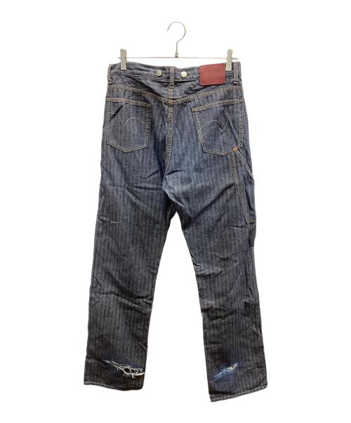 Hysteric Glamour（ヒステリックグラマー）Hysteric Glamour (ヒステリックグラマー) KINKY JEANS ヒッコリーパンツ インディゴ サイズ:FREEの古着・服飾アイテム