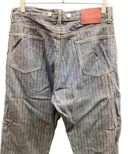 Hysteric Glamour（ヒステリックグラマー）Hysteric Glamour (ヒステリックグラマー) KINKY JEANS ヒッコリーパンツ インディゴ サイズ:FREEの古着・服飾アイテム