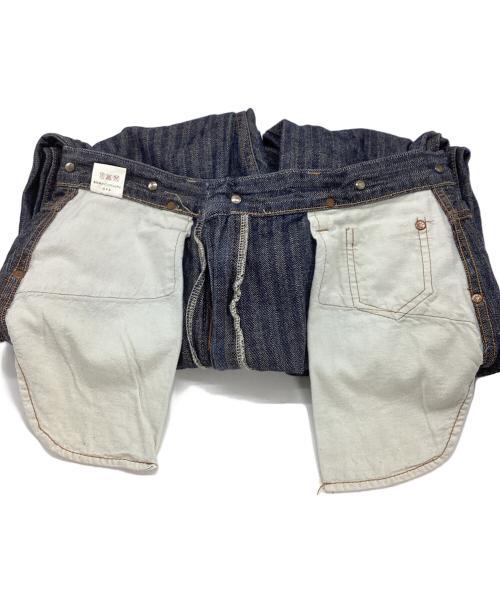 Hysteric Glamour（ヒステリックグラマー）Hysteric Glamour (ヒステリックグラマー) KINKY JEANS ヒッコリーパンツ インディゴ サイズ:FREEの古着・服飾アイテム