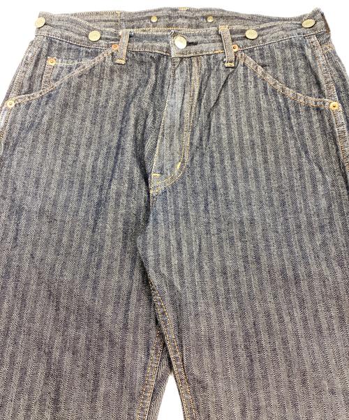 Hysteric Glamour（ヒステリックグラマー）Hysteric Glamour (ヒステリックグラマー) KINKY JEANS ヒッコリーパンツ インディゴ サイズ:FREEの古着・服飾アイテム