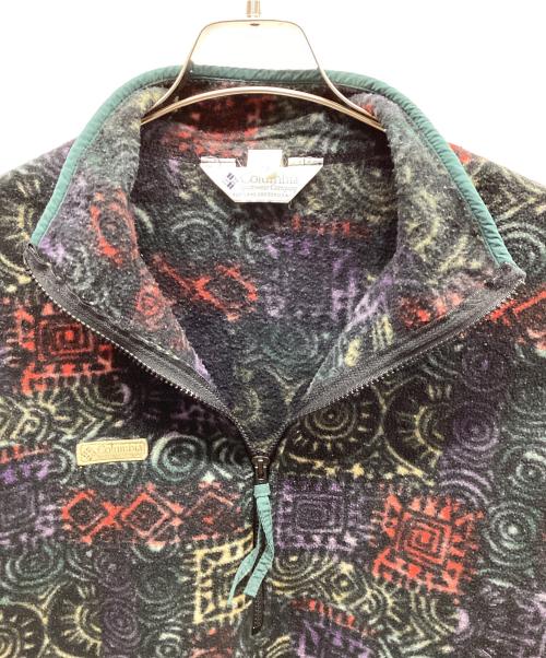 Columbia（コロンビア）Columbia (コロンビア) ハーフジップフリース ブラック サイズ:Mの古着・服飾アイテム