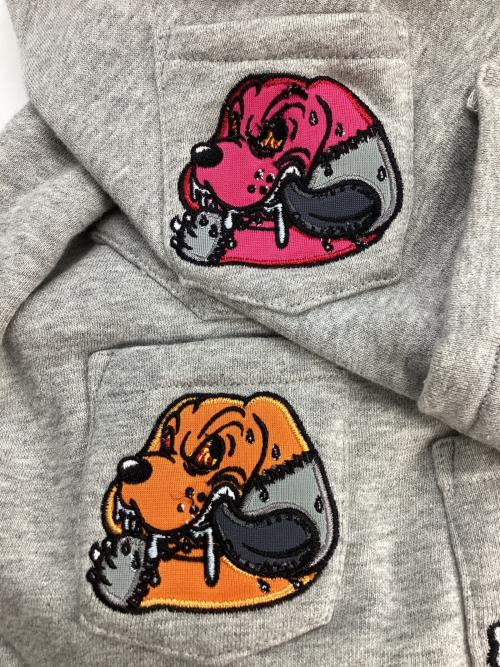 GALFY（ガルフィー）GALFY (ガルフィー) GALFY ジップパーカー グレー サイズ:XLの古着・服飾アイテム