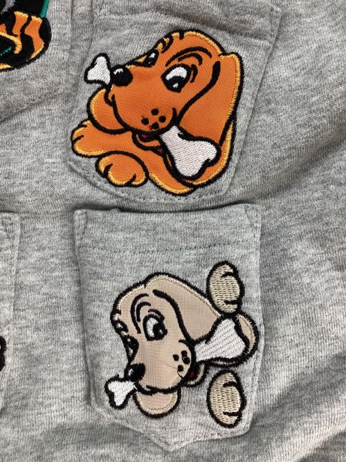 GALFY（ガルフィー）GALFY (ガルフィー) GALFY ジップパーカー グレー サイズ:XLの古着・服飾アイテム