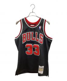 MITCHELL & NESS（ミッチェルアンドネス）の古着「オルタネイトスウィングマンユニフォーム」｜ブラック×レッド