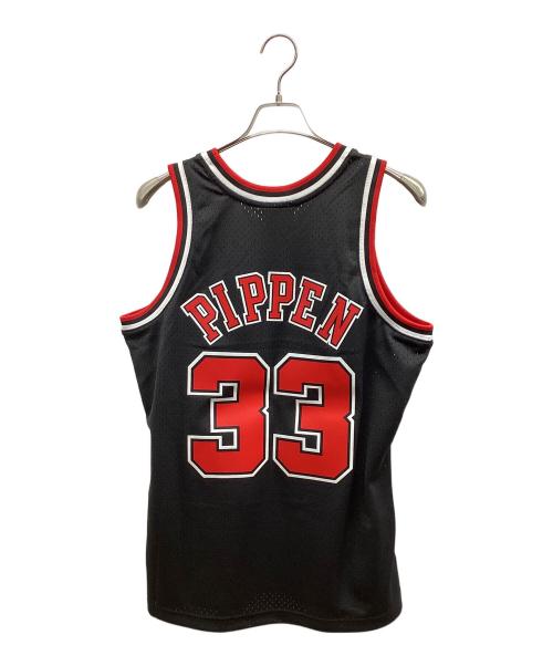 MITCHELL & NESS（ミッチェルアンドネス）MITCHELL & NESS (ミッチェルアンドネス) オルタネイトスウィングマンユニフォーム ブラック×レッド サイズ:Mの古着・服飾アイテム