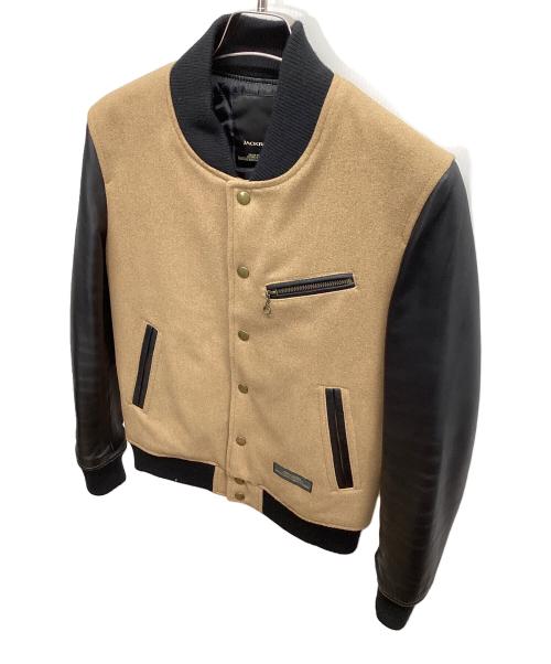 JACKROSE（ジャックローズ）JACKROSE (ジャックローズ) スタジャン ブラック×ベージュ サイズ:3の古着・服飾アイテム