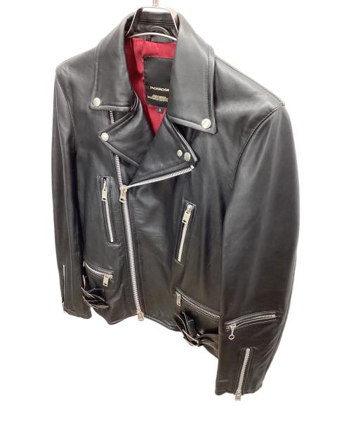 JACKROSE（ジャックローズ）JACKROSE (ジャックローズ) ライダースジャケット ブラック サイズ:3の古着・服飾アイテム