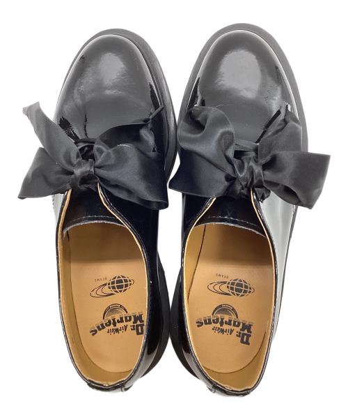 Dr.Martens（ドクターマーチン）Dr.Martens (ドクターマーチン) BEAMS (ビームス) 3ホールパテントシューズ ブラック サイズ:UK6の古着・服飾アイテム