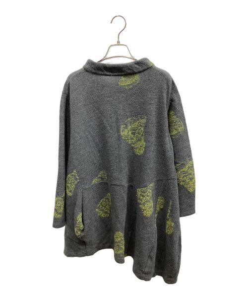 慈雨（ジウ）慈雨 (ジウ) 慈雨　ニット グレー サイズ:40の古着・服飾アイテム