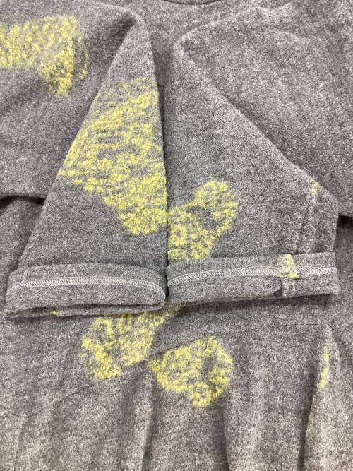 慈雨（ジウ）慈雨 (ジウ) 慈雨　ニット グレー サイズ:40の古着・服飾アイテム